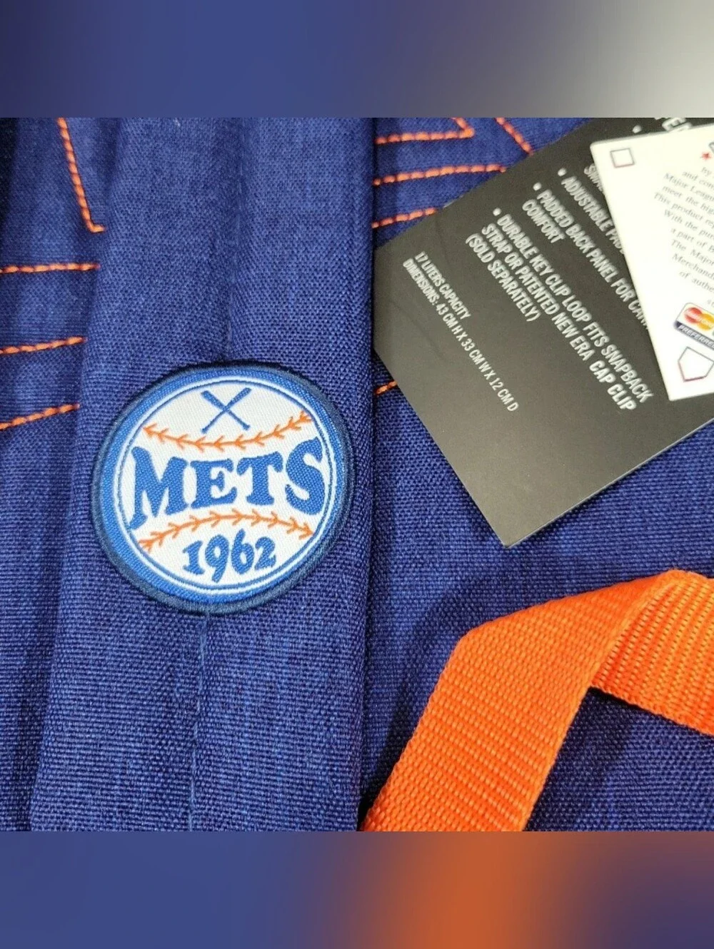 New York Mets Backpack New Era Backpack New Era Stadium Pack Backpack Tiny Flaw